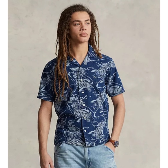 Polo Ralph Lauren Other - NWT POLO RALPH LAUREN
Men's Classic-Fit Koi-Print Cotton-Linen Shirt